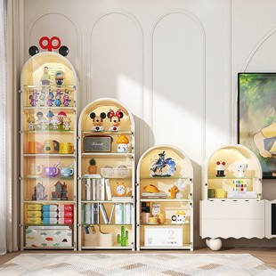 弗林斯收纳柜客厅铁皮柜落地多层零食置物柜子卧室夹缝储物柜斗柜