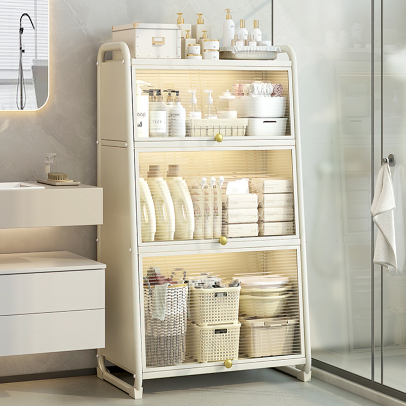卫生间置物架落地浴室架子洗手间夹缝收纳柜厕所多层储物柜