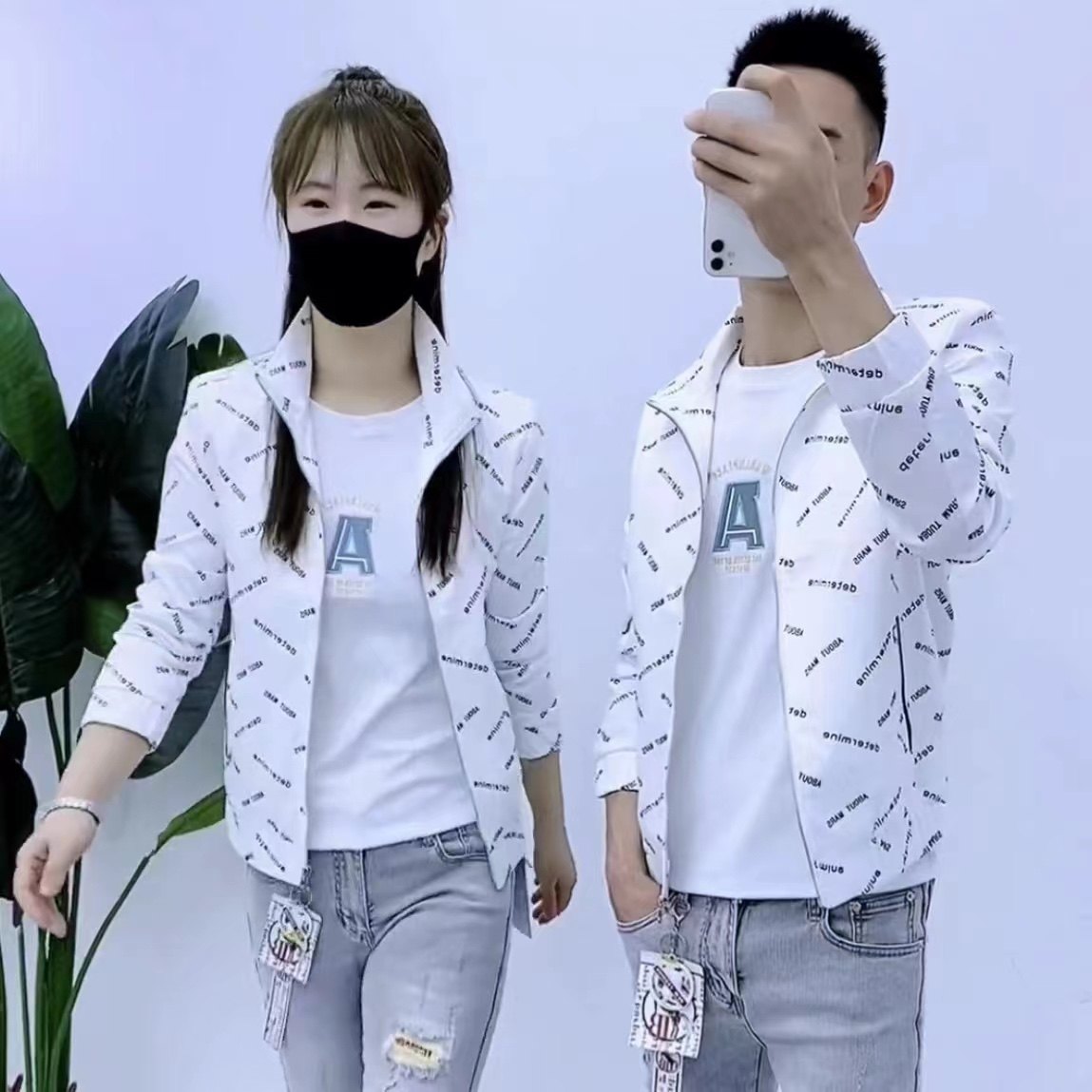 网红痞帅连帽春秋修身