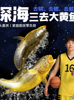 国信三去深海野游大黄鱼320克/包去鳃去鳞去内脏发2包