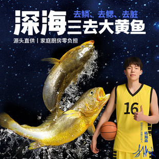 国信三去深海野游大黄鱼320克/包去鳃去鳞去内脏发2包