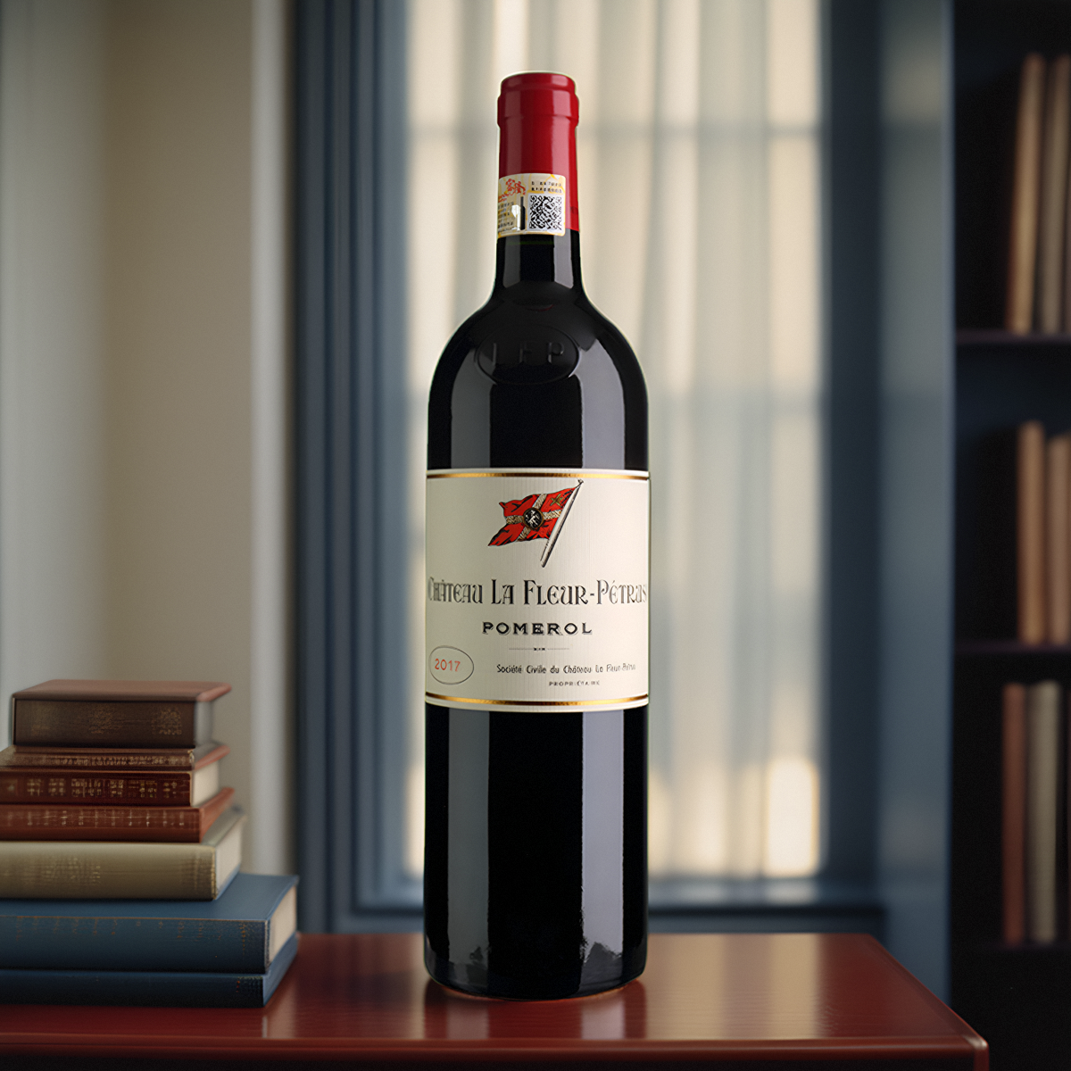 富隆原瓶进口法国波尔多红酒波美候干红柏翠花酒庄红葡萄酒750ml