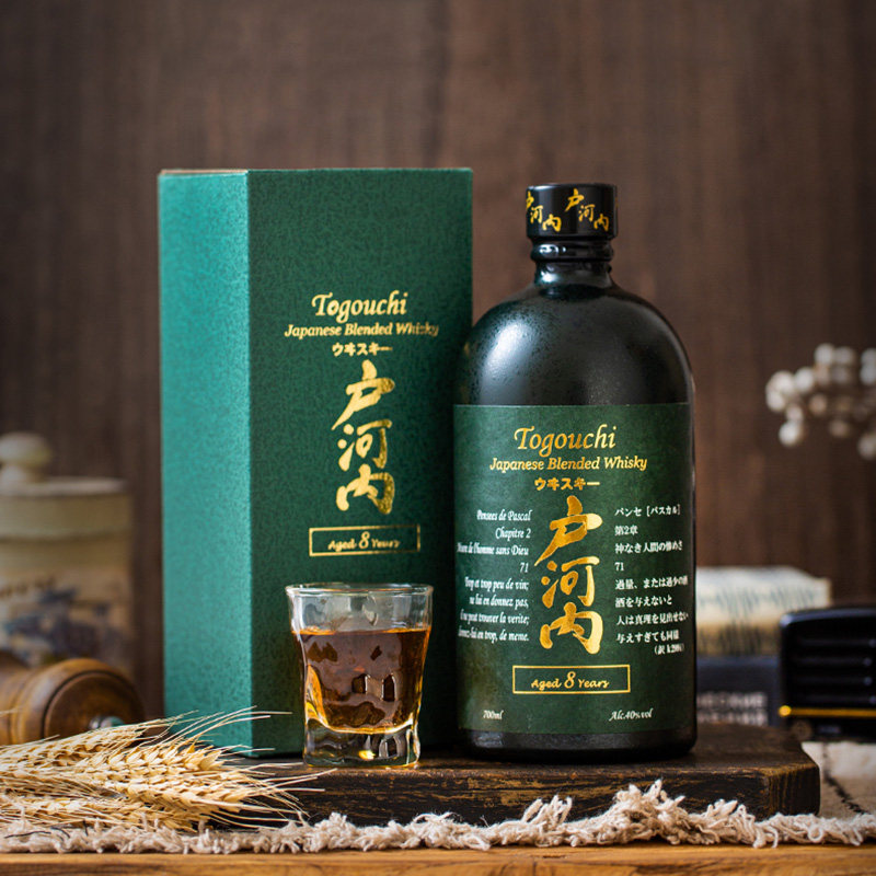 户河内8年700ml40%调配型威士忌