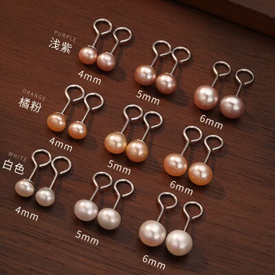 2026新款天然淡水珍珠纯银耳钉