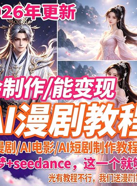 AI漫剧制作视频教程2026