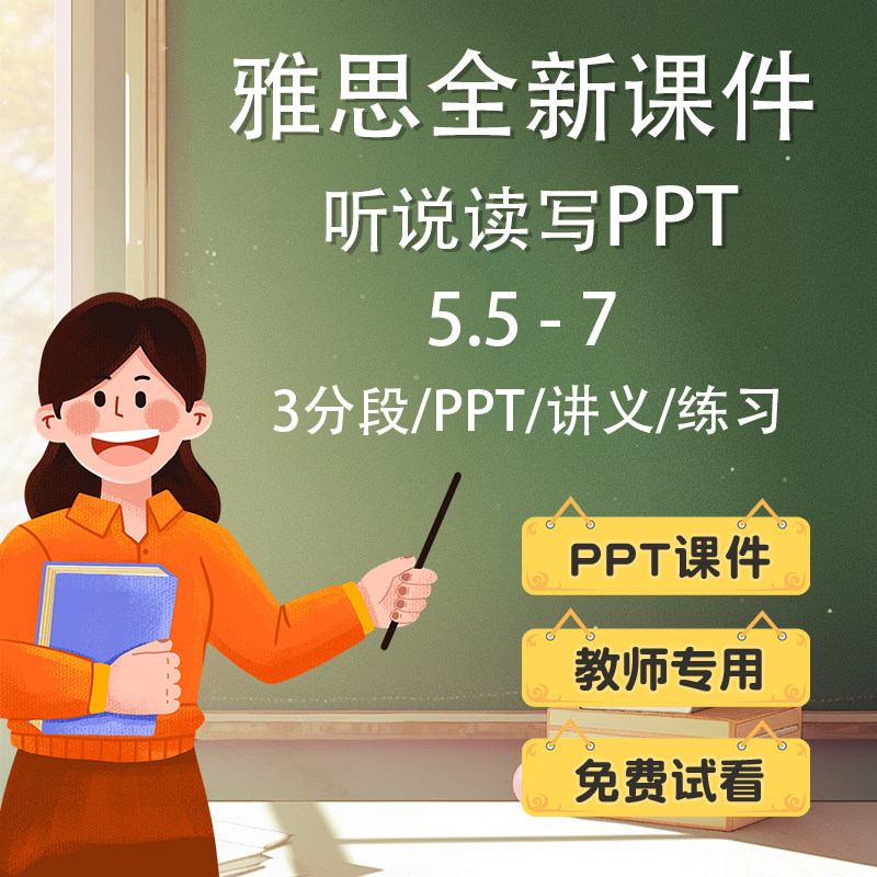 雅思PPT课件听力阅读语法口语写作课件ppt电子版图片