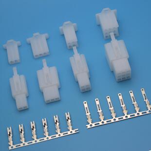 公母对接插头 DJ7021A-2.8端子，电瓶车连接器对插胶壳接插件