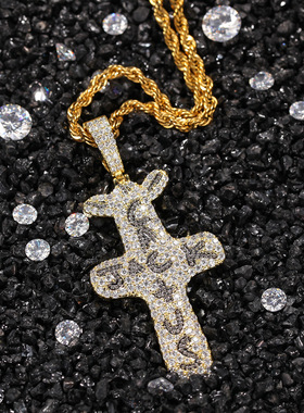 CactusJack十字架吊坠项链