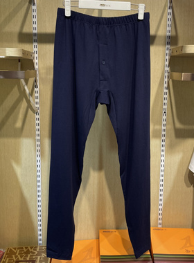 新一系YJ57861新1系秋冬男士秋裤棉莱卡无绒单条线裤保暖裤打底裤