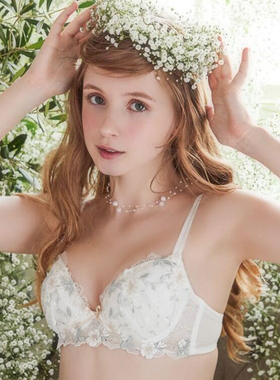 日本RisaMagli聚拢文胸内衣2型圆盘浅杯中大钢圈小胸圆杯上托358