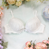 日本RisaMagli聚拢文胸女内衣薄1型圆盘0鸡心大钢圈侧收浅杯515