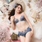 Risa 大钢圈低鸡心261GH杯 Magli优丽娜娜聚拢文胸1型圆盘内衣套装