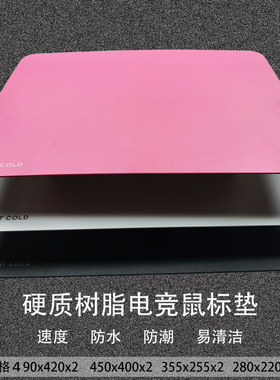 大寒 翼 鼠标垫大尺寸大号硬质磨砂树脂涂层防耐手汗顺滑cs游戏女