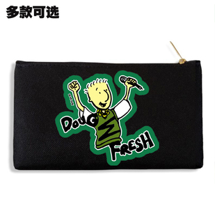 阿德日记文具盒便携帆布多功能手拿包化妆包零钱包手机包收纳袋子