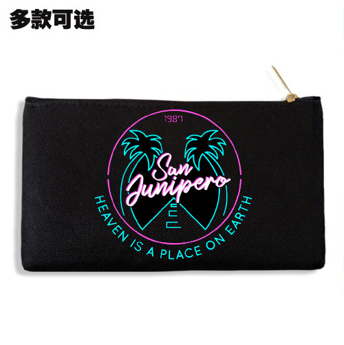 黑镜圣朱洛佩尼亚junipero圣朱尼佩洛笔袋帆布笔袋手机包收纳袋子