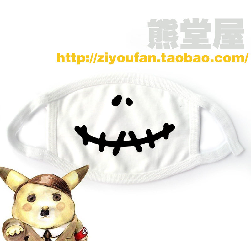 棉布口罩骷髅杰克圣诞夜惊魂蒂姆伯顿 jack skellington 满就包邮
