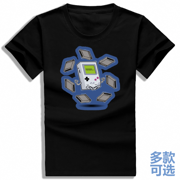 gbaFC红白机游戏机怀旧掌机街机男女全纯棉短袖t恤衫半袖上衣服