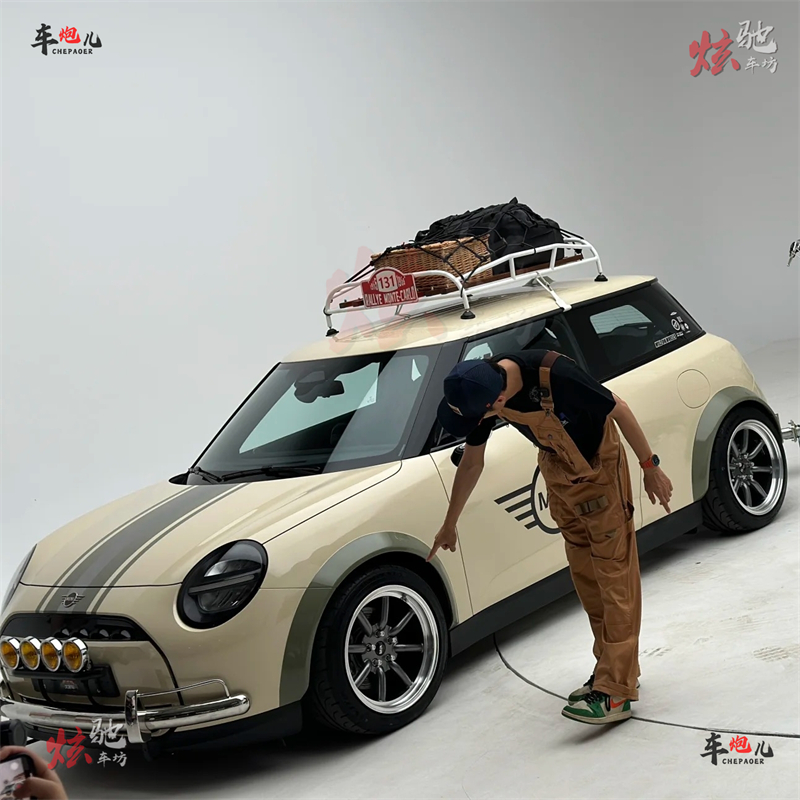 MINI CooperF56车贴拉花 R56 R60 F54 F55改装机盖车身贴纸装饰