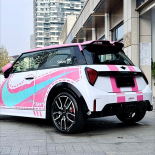 宝马MINICooperF56电动MINI 贴纸 J01格温蜘蛛侠Nike车贴拉花F54