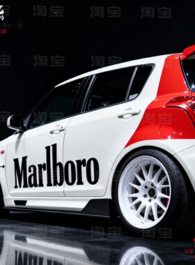 铃木雨燕车贴拉花 MINIF56 速翼特 改装车身个性贴纸