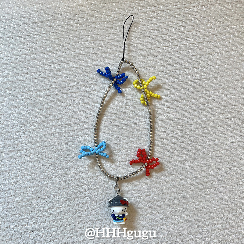 HHHgugu手机链条ins简约四个蝴蝶结kt短挂绳挂链手机链钥匙扣饰品,饰品/流行首饰/时尚饰品新,其他DIY饰品配件,淘宝优惠券,粉丝福利购,淘宝优惠卷