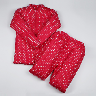 中老年人加厚保暖立领棉服爸妈装 套装 定做 手工纯棉花棉衣棉裤 冬季