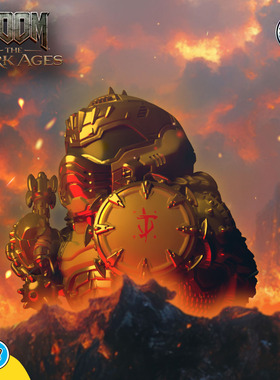 Tubbz小黄鸭DOOM Slayer毁灭战士游戏周边模型动漫手办玩具玩偶2