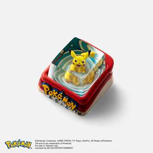 Dwarf Factory Pokemon Pikachu皮卡超宝可梦口袋妖怪客制化键帽