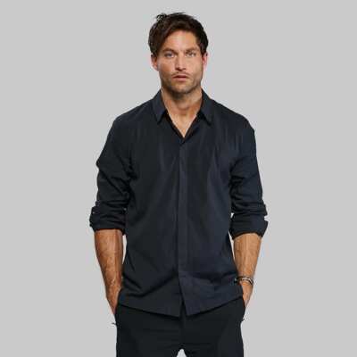 吸湿透气柔软运动户外长袖衬衫