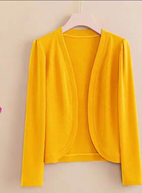 名佳怡时尚女装店冰丝开衫披肩春夏防晒洋气小衫显瘦针织外穿上a9