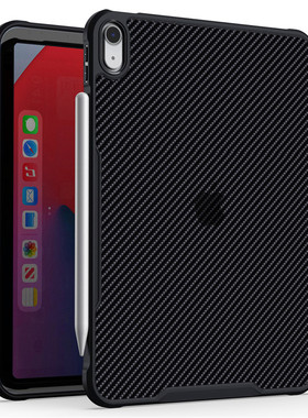 苹果iPad碳纤维纹Pro平板11/13保护套10.9透明10.2亚克力9.7无翻盖MINI可吸笔4/5/6/7/8/9/10/2025/2024/2022