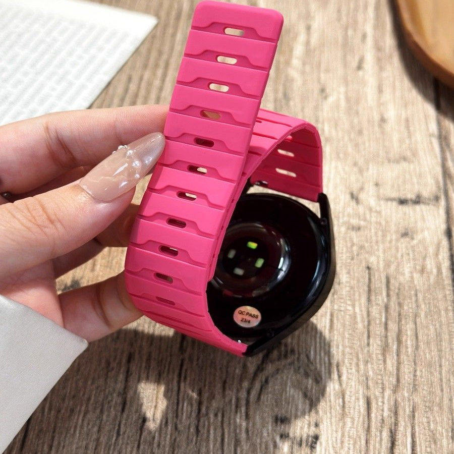 适用vivowatchGT2手表带龙鳞纹watch5/3磁吸硅胶透气小米8/9pro46