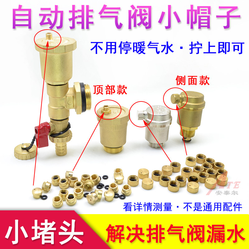 自动排气阀堵头堵帽导流嘴螺丝