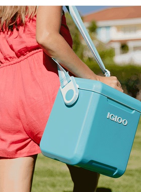 美国IGLOO背带保温箱冰块冷藏箱药品中药保冷小号型迷你家用手提