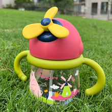 babycare儿童吸管杯夏季幼儿园奶瓶水杯宝宝学饮杯1岁bbc鸭嘴杯