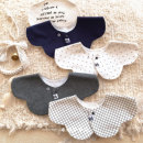 韩版宝宝口水巾纯棉防水360度花瓣围嘴可爱围兜新生儿防吐奶饭兜