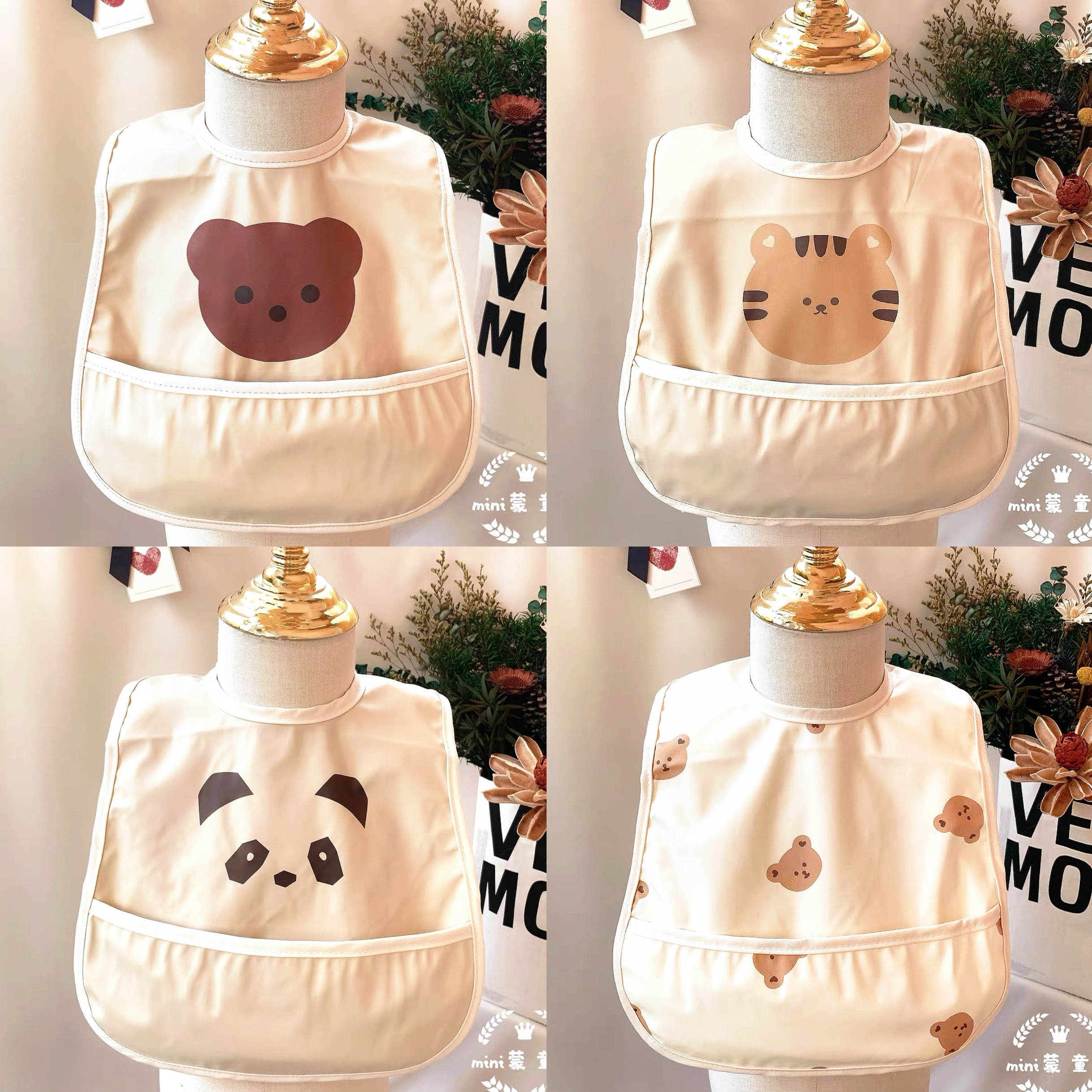 薄款免洗ins卡通夏季韓版圍嘴