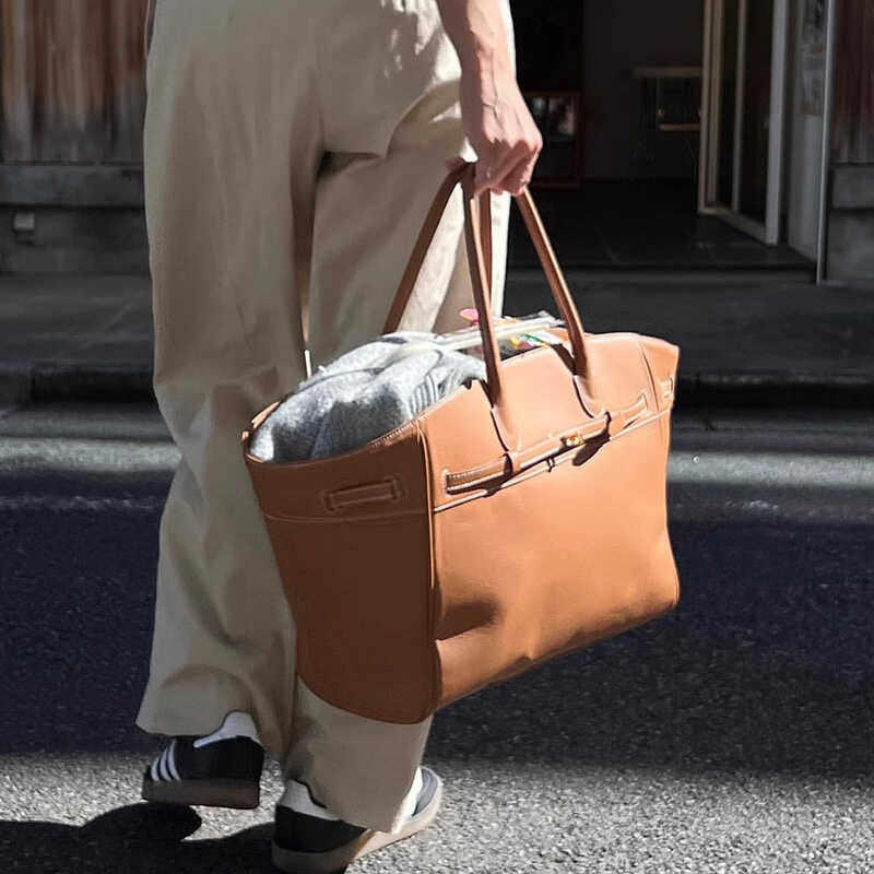 欧美新款休闲大容量潮女包时尚复古秋冬通勤旅行包单肩托特大包包