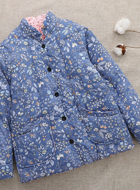 中老年妈妈装纯棉花纯手工棉衣加棉加厚新疆长绒棉一件过冬妈妈装