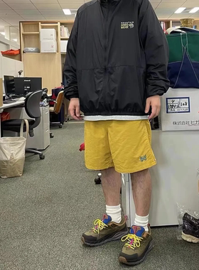 自产 22SS BEAMS x NEEDLES NYLON SHORTS日潮尼龙休闲沙滩短裤