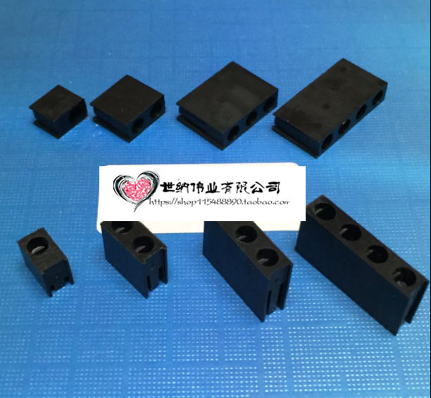 3mmLED灯座1孔/2孔/3孔/4孔不含灯固定黑色塑料F3灯座PCB穿孔灯珠