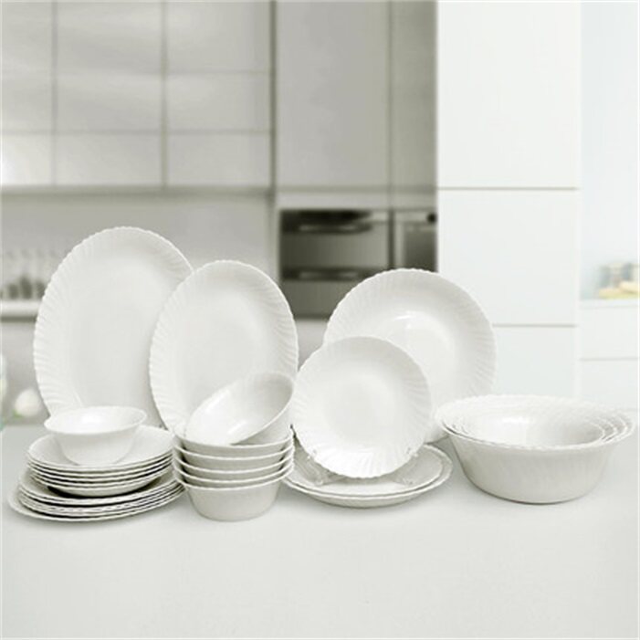 耐高温餐具菜碟圆形陶瓷盘子