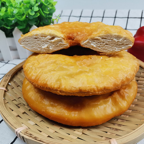 甘肃特产锅盔胡麻油香酥饼包邮