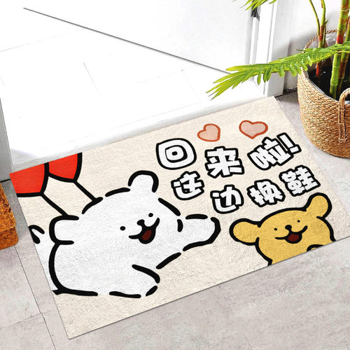 小狗入户门地垫耐脏玄关