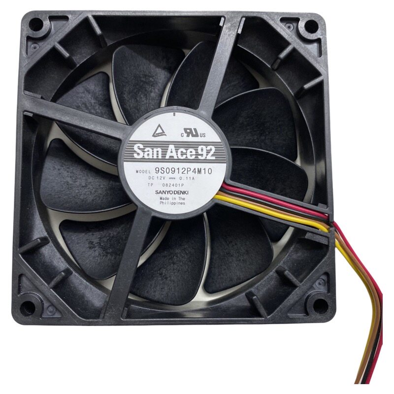 原装三洋9S 超静音风扇 9.2CM/9225 PWM温控 机箱CPU散热器风扇