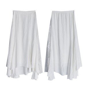 ALISON布兰妮 重工超仙不规则半裙百搭拼接蕾丝鱼尾裙 古堡人鱼裙