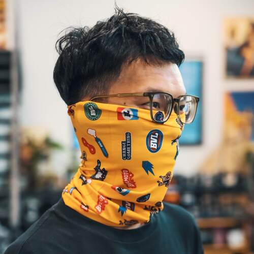 摩托车骑行冰丝户外防晒面罩BVL
