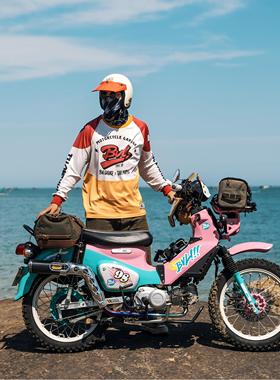 BVL幼兽一体坐垫适用本田幼兽CC110改装座垫一体坐垫复古原创设计