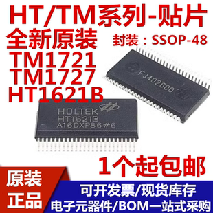 HT1621 HT1621B TM1621B TM1721 TM1727 贴片 SSOP-48 驱动芯片