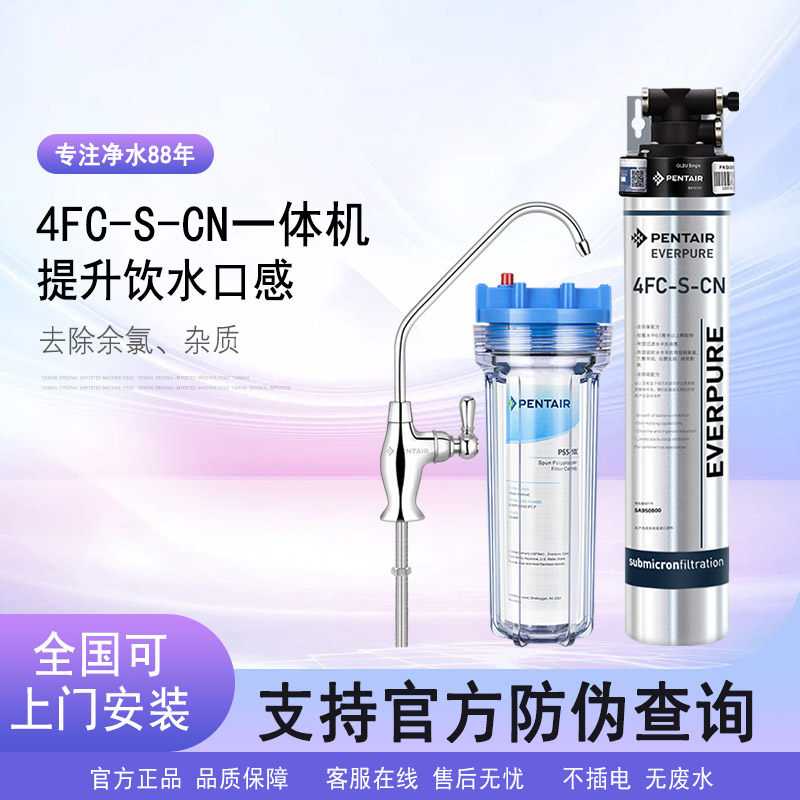 美国爱惠浦净水器家用直饮4FC净水/饮水机配件耗材